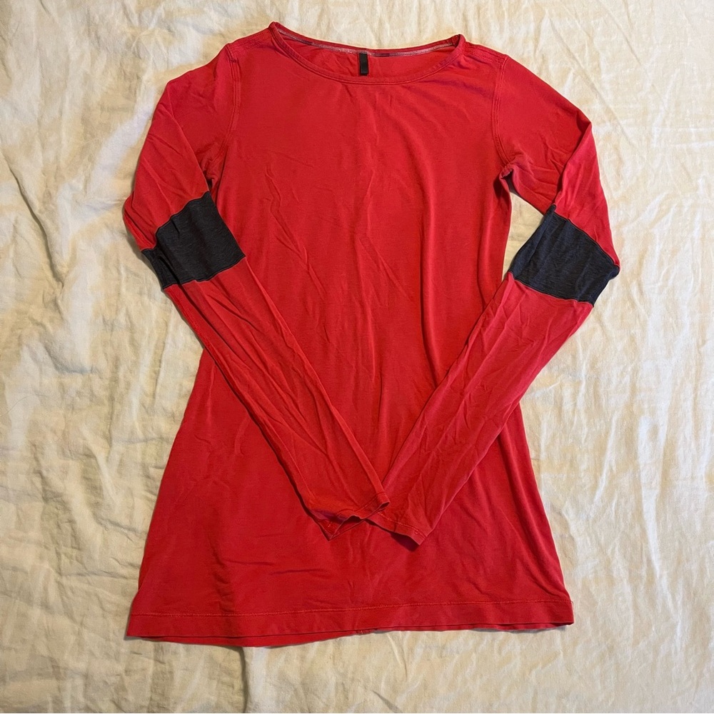 Lululemon Women’s Long-Sleeve Orange Long Sleeve Shirt Women’s Medium